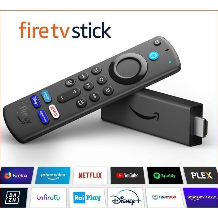 Fire TV Stick HD con telecomando vocale Alexa - DECODER